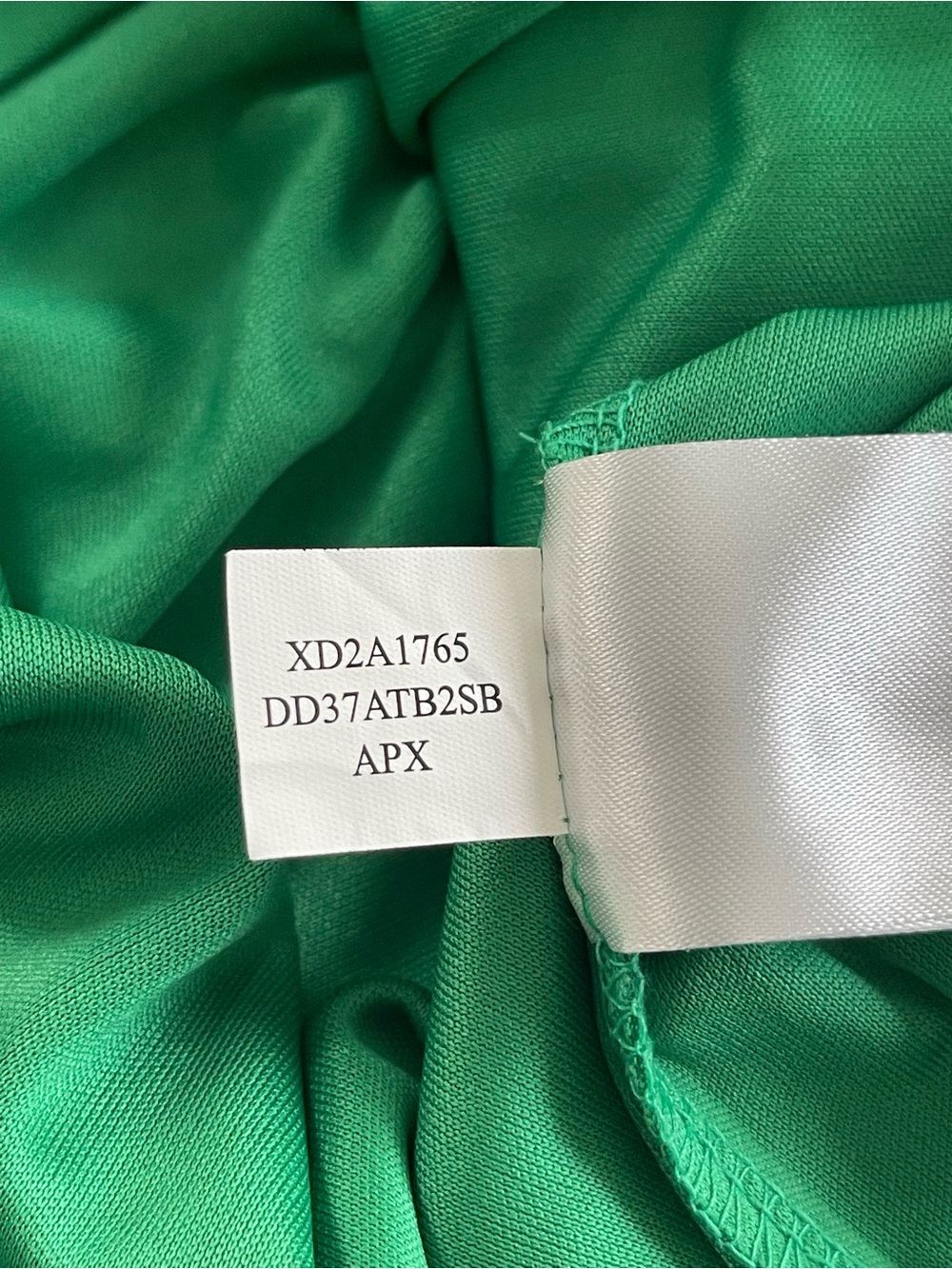 DKNY Green Floral Flutter Sleeve High Low Midi Dress 12P Petite - Picture 5 of 8